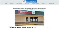 Desktop Screenshot of keimspaintcenter.com